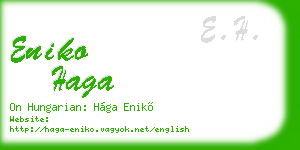 eniko haga business card